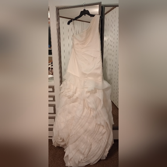 Ivory Organza White by Vera Wang for David's bridal - Picture 8 of 16